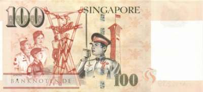Singapur - 100  Dollars (#050j_UNC)