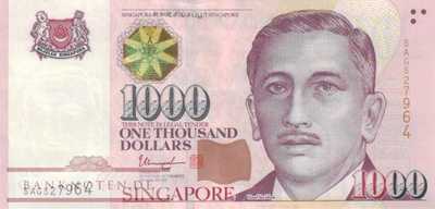 Singapur - 1.000  Dollars (#051h_UNC)