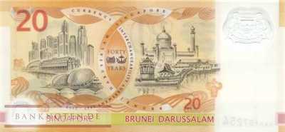 Singapur - 20  Dollars (Brunei & Singapore) (#053-1_UNC)