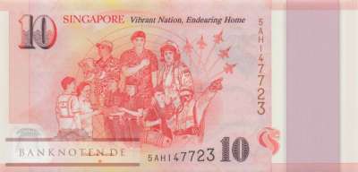 Singapur - 10  Dollars - 1965 - 2015 (#059a_UNC)
