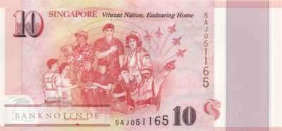 Singapur - 10  Dollars - 1965 - 2015 (#059a_UNC)