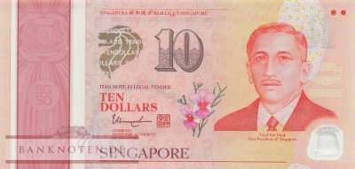Singapur - 10  Dollars - 1965 - 2015 (#059a_UNC)