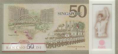 Singapur - 50  Dollars - 1965 - 2015 (#061a_UNC)