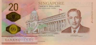 Singapur - 20  Dollars - Gedenkbanknote (#063_UNC)