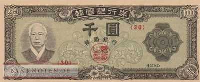 Korea, South - 1.000  Won (#010a_UNC)