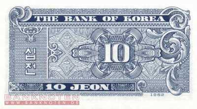 Korea, South - 10  Jeon (#028_UNC)