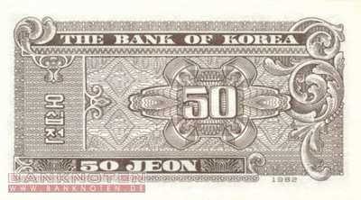 Korea, South - 50  Jeon (#029_UNC)