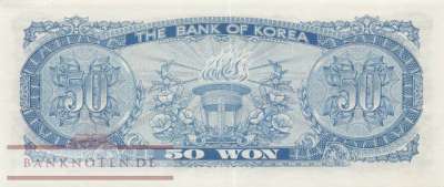 Südkorea - 50  Won (#040a_UNC)