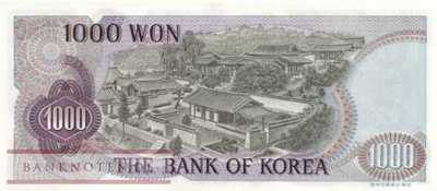 Korea, South - 1.000  Won (#044_UNC)