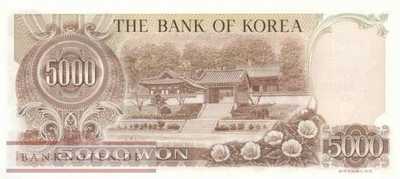 Korea, South - 5.000  Won (#045_UNC)