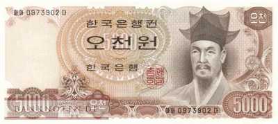 Südkorea - 5.000  Won (#045_UNC)