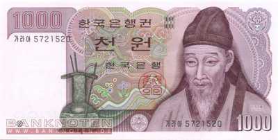 Südkorea - 1.000  Won (#047_UNC)