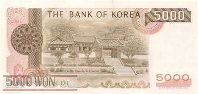 Korea, South - 5.000  Won (#051_UNC)