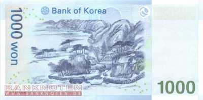Korea, South - 1.000  Won (#054_UNC)