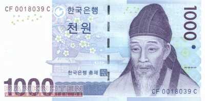 Südkorea - 1.000  Won (#054_UNC)