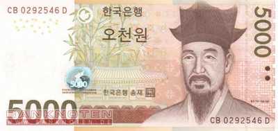 Korea, South - 5.000  Won (#055_UNC)