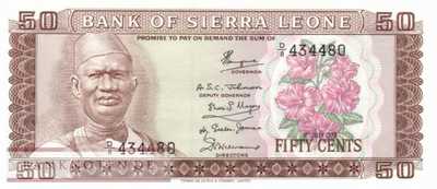 Sierra Leone - 50  Cents (#004c_UNC)