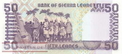 Sierra Leone - 50  Leones (#017a_UNC)