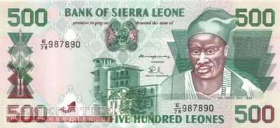 Sierra Leone - 500  Leones (#023a_UNC)