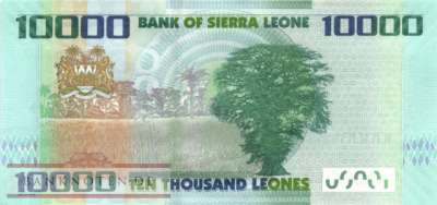 Sierra Leone - 10.000  Leones (#033d_UNC)