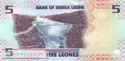 Sierra Leone - 5  Leones (#036a_UNC)