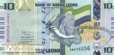 Sierra Leone - 10  Leones (#037a_UNC)
