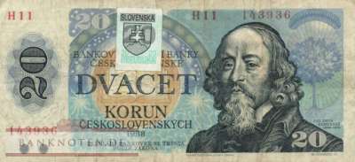 Slowakei - 20  Korun (#015_F)