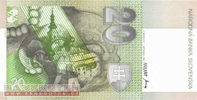 Slovakia - 20 Korun (#020a_UNC)