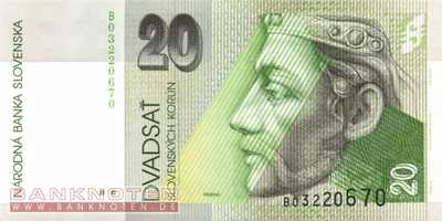 Slovakia - 20 Korun (#020a_UNC)