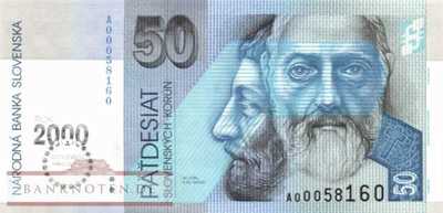 Slovakia - 50  Korun - Millenium (#035_UNC)