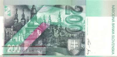 Slovakia - 200 Korun - Millenium (#037_UNC)