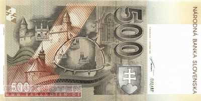 Slovakia - 500 Korun - Millenium (#038_UNC)