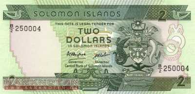 Solomon Islands - 2  Dollars (#013a_UNC)