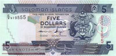 Solomon Islands - 5  Dollars (#026-U10_UNC)