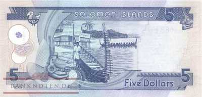 Salomonen - 5  Dollars - Ersatzbanknote (#026R-U11_UNC)