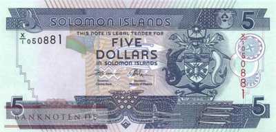 Solomon Islands - 5  Dollars - Replacement (#026R-U11_UNC)