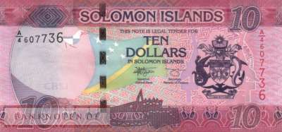 Solomon Islands - 10  Dollars (#033b_UNC)