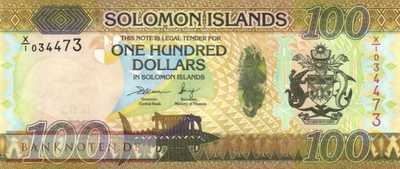 Solomon Islands - 100  Dollars - Replacement (#036aR_UNC)