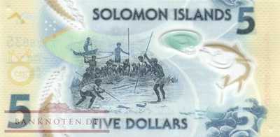 Salomonen - 5  Dollars (#038-1_UNC)