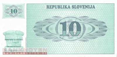 Slovenia - 10  Tolarjew (#004a_UNC)