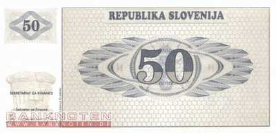 Slowenien - 50  Tolarjew (#005a_UNC)