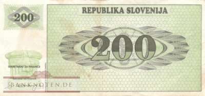 Slowenien - 200  Tolarjew (#007a_F)