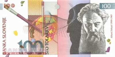 Slovenia - 100 Tolarjew (#014a_UNC)