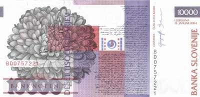 Slovenia - 10.000  Tolarjew (#034b_UNC)