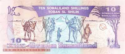 Somaliland - 10  Shillings (#002a_UNC)