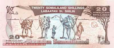 Somaliland - 20  Shillings (#003a_UNC)