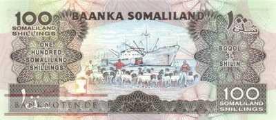 Somaliland - 100  Shillings (#005a_UNC)