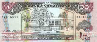 Somaliland - 100  Shillings (#005b_UNC)
