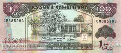 Somaliland - 100  Shillings (#005d_UNC)