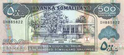Somaliland - 500  Shillings (#006d_UNC)